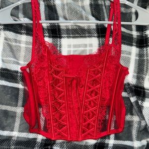 VS red corset size small